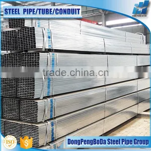 60-80g/m2 30*30*1.5mm Zinc Coated Plated Welded Square Pipe thumbnail-2