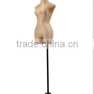 Fabric Covered Half Body Cloth Female Torso Mannequin thumbnail-2