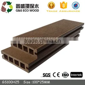 Eco-friendly Terrace Composite Solid Decking Swimming Pool Anti-slip Wpc Decking thumbnail-2