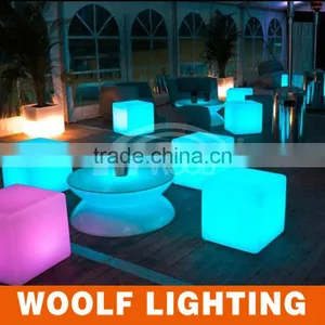 40CM RGB Color Change Led Furniture RGB Decorative Cube Light thumbnail-1