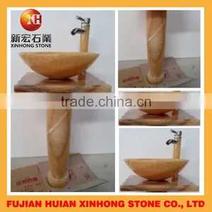 Good Design Stand Marble Stone Basin With Basin Top Sale in 2015 thumbnail-1