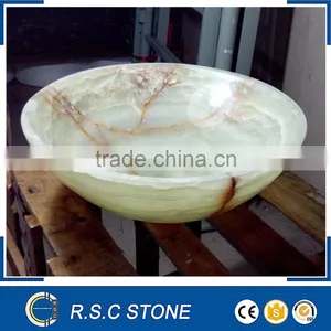 Green Onyx Polished Bathroom Sink and Basin thumbnail-1