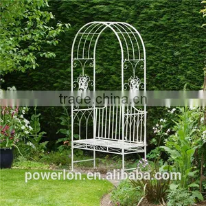 Very Nice Antique Metal Garden Arch Outdoor Furniture thumbnail-4