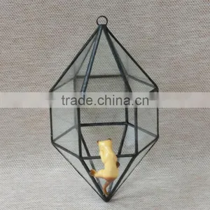 Indoor Decor Hanging Geometric Glass Terrarium Irregular Hanging Greenhouse thumbnail-3