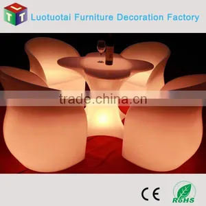 Lounge/leisure Lighted up Led Bar Furniture/wireless Inductive Charging Led Bar Table thumbnail-2
