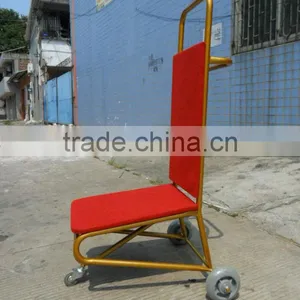Convenient Metal Banquet Chair Trolley With Wheels FT-809-1 thumbnail-1