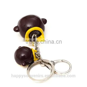 Monkey Keychain for Smart Key/ Custom Shape Keychain thumbnail-3