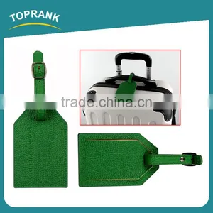 Toprank Fashion Promotion Gift Custom Colorful Airplane Pu Leather Luggage Tag With Embossed Logo thumbnail-1