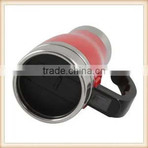 Stainless Lazy Self Stirring Mug Auto Mixing Tea Coffee Cup Office Home Gift Red thumbnail-4