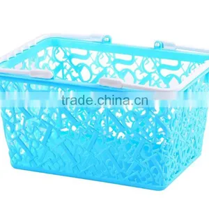 New Design PP Plastic Storage Basket With Handle thumbnail-2