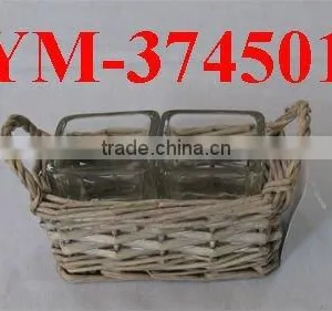 Cheap Small Wicker Candlestick Holer thumbnail-1