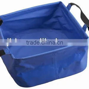 Super Quality Camping Blue Folding Plastic Water Bucket 98012 thumbnail-2