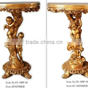 Ergonomic Living Room Furniture Half Moon Console Sidetable thumbnail-6