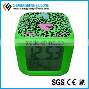 Mini Alarm Clock, Egg Shape Clock, Kids Digital Alarm Clock thumbnail-1