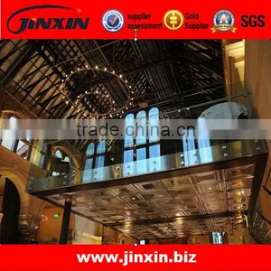 JINXIN Stainless Steel Shoe Base Glass Rails_U Shaped Channel Frameless Glass Balustrade thumbnail-2