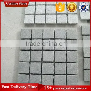 Flamed Black China Granite Walkway Pavers With Net Paste thumbnail-3
