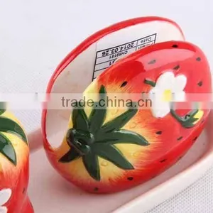 New Design Hot Selling Cruet Set With Napkin Holder Ceramic Set thumbnail-3