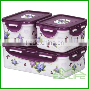 BPA Free Microwave Safe Plastic Food Storage Containers thumbnail-1