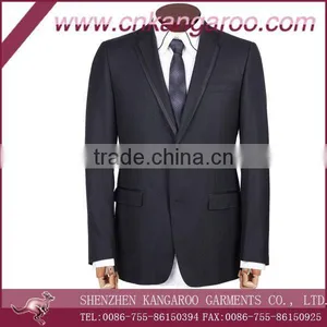 Two Button Single Breast Mens Wedding Tuxedo New Design Wedding Ceremony Best Man Blazer thumbnail-1