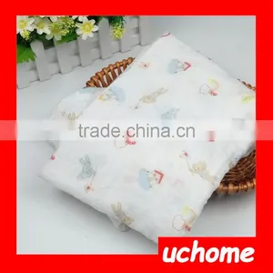 UCHOME Cotton Muslin Swaddle Blanket Baby Muslin Wraps, Baby Muslin, Baby Blanket thumbnail-1