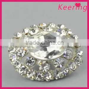 Shiny Bright Alloy Rhinestone Button for Garments WBK- 1492 thumbnail-3
