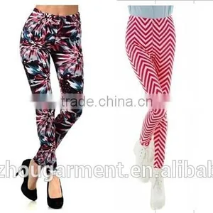 2014 New Fashion Woman Elastic Waist Cute Cats Lovely Print Ankle Length Footless Pantyhose Skinny Leggings Pants Free Size thumbnail-1