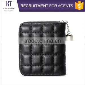 Classic Leisure Ladies Mini Card Wallets Best Selling Fashion Women Sheep Skin Leather Wallet For Sale thumbnail-4