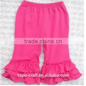 Kids Christmas Ruffle Leggings Wholesale Baby Icing Ruffle Cotton Pants thumbnail-2