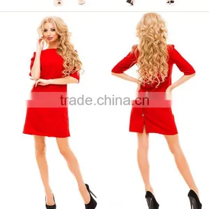 2017 Lady Clothes Dress Western Ladies Fashion Casual Dress thumbnail-6