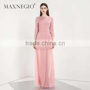 Guangzhou Wholesale Fashion Elegant Pink Sweetheart Evening Dress for Lady thumbnail-5