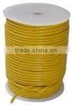 Round Leather Cord Fro Garments 10mm Leather Cord Yellow Leather Cord thumbnail-1