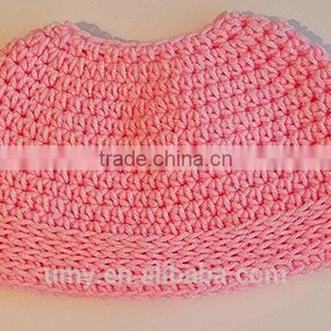 Womens Pink Messy Bun Beanie Ponytail Hat thumbnail-1
