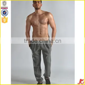 Loose Cotton Mens Custom Gym Pants thumbnail-1