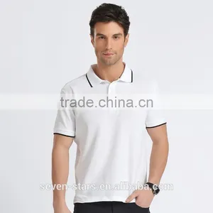 Fancy Design Lapel Short Sleeve T-shirt for Summer thumbnail-1