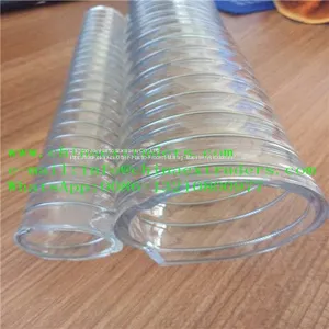 PP PE Vacuum Cleaner Wind Plastic Soft Spiral Flexible Pipe Tube thumbnail-3