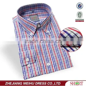 Dress Shirts for Men Designer Fancy Plaid Italian Shirts for Men thumbnail-1
