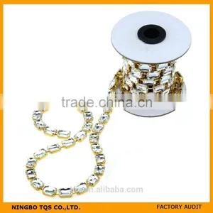 Pearls Crystal Cup Chain Beads Chains Accessories thumbnail-1