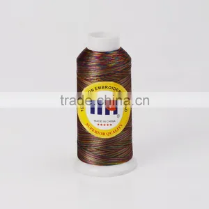 Multi Color 100% Viscose Rayon Embroidery Thread thumbnail-1
