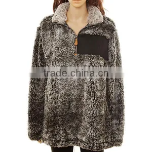FACTORY Wholesale Monogrammed Fleece Pullover thumbnail-5