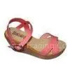 Top Quality 9.5cm Heels PU Material Autumn / Summer / Spring Pink Ladies Wedge Sandals OEM thumbnail-1