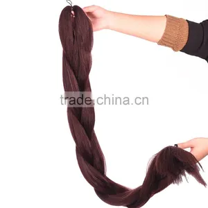 Xuchang Factory Wholesale Crochet Braid Hair, Free Sample Yaki Jumbo Hair Braids thumbnail-4