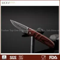 Pakkawood Bushcraft Knives Damascus Exotic Knives thumbnail-1