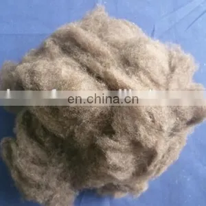 Yak Wool Manufacturer, Dehaired Tibet Yak Wool Brown 19.0mic 26mm thumbnail-2