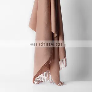 2017 Wholesale Solid Color 100% Cashmere Scarf For Women thumbnail-6