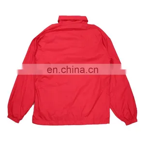 Long Embroidery Slim Fit Sport Pullover Windbreak Jacket for Women thumbnail-3