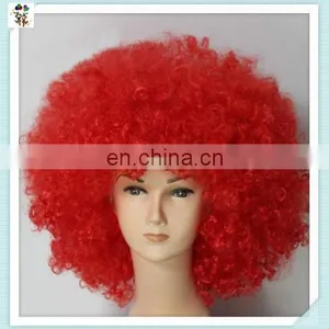 Cheap Colors Synthetic Party Sports Fan Big Curly Afro Wigs HPC-0014 thumbnail-6