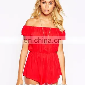 2015 New Look Off Shoulder Beach Romper Playsuit Women thumbnail-2