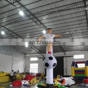 Cheap High Quality Advertising Inflatable Football Air Dancer,inflatable Soccer Sky Guy thumbnail-3