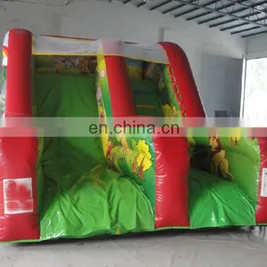 Animal Theme World 0.55mm PVC Giant Inflatable Double Lane Slip Super Slide thumbnail-2