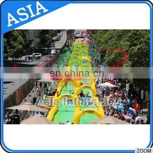 Giant Large Funny Best Popular Long Water Slide the City, Super Fun Slip n Slide Inflatable Slide the City thumbnail-1